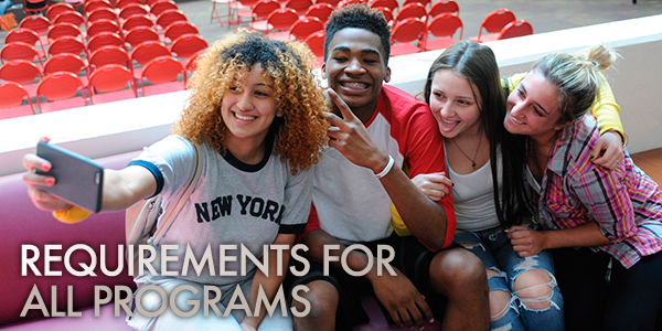Requirements for all Programs